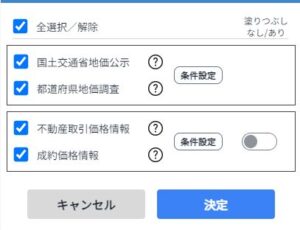 国交省の地価情報