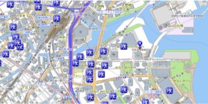 みなとみらい周辺の大規模災害時「帰宅困難者と一時滞在施設NAVI」について